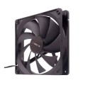 Ventilador interno Unykach140mm (14x14cm) / 9 Aspas / 3 Pines / Negro 51790